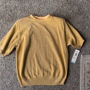 Women’s gold cotton light  Sweater